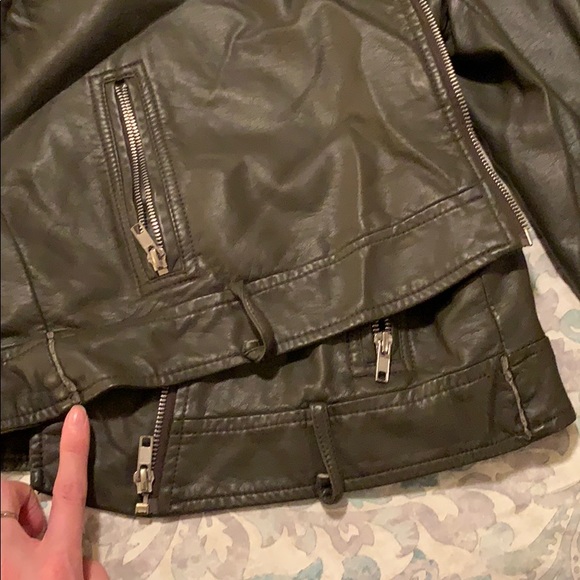Olive Moto Jacket - Picture 5 of 5